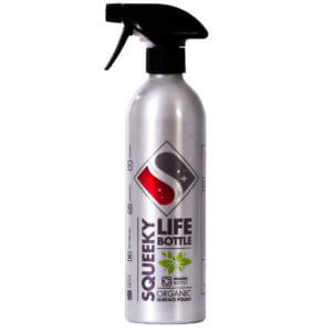 Squeeky Life Organic natural plastic free surface polish aluminium life bottle