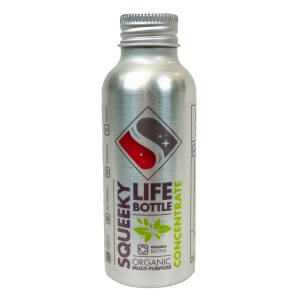 Squeeky Life Organic natural plastic free multi purpose surface cleaner bundle aluminium concentrate refill. These are for the squeeky life bottles and bundle