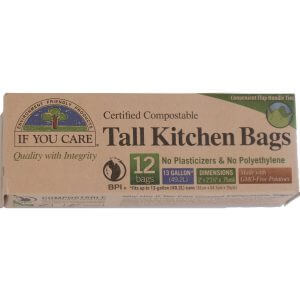 compostable bin bags front