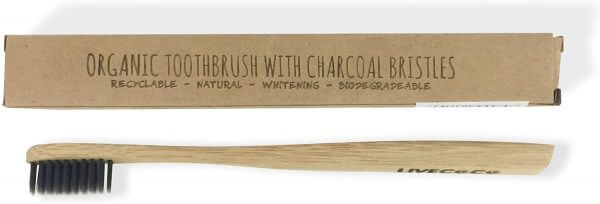Bamboo Toothbrush with Charcoal Fibre Bristles