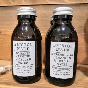 Two bottles of Bristolmade micellar water