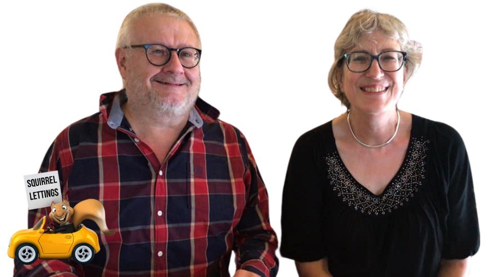 David and Beth Albright at Squirrel Lettings