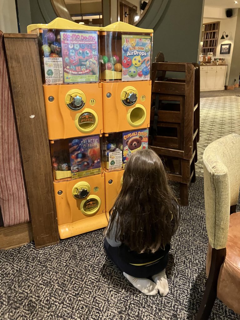 Kids Toy Machines at The King's Horse on Squirrel Lettings
