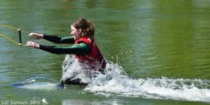 Heel lastig dat waterskiën