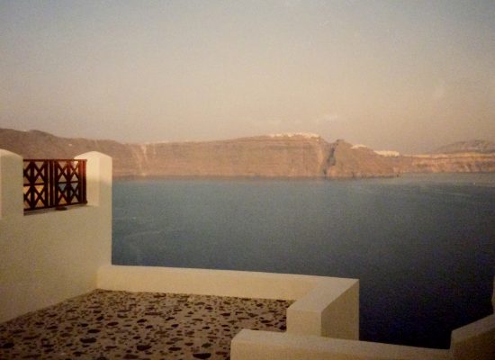 Utsikt Fira Santorini