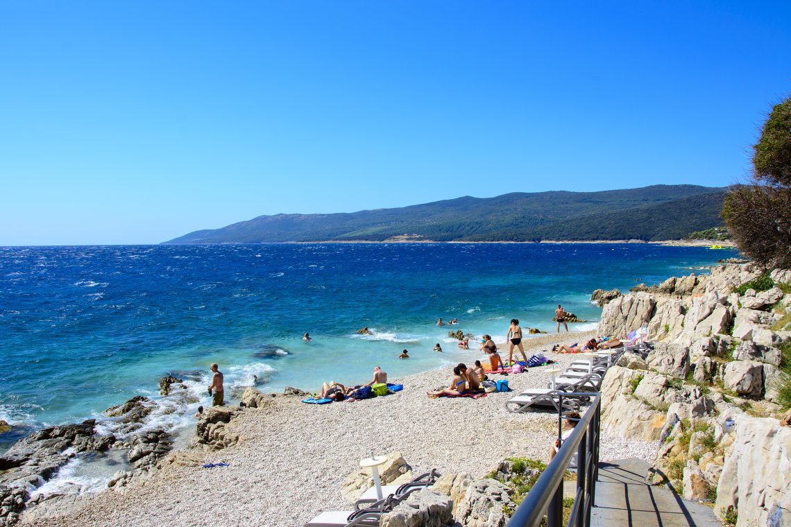 Girandella Beach Rabac Kroatien