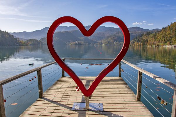 Heart Lake Bled Slovenia