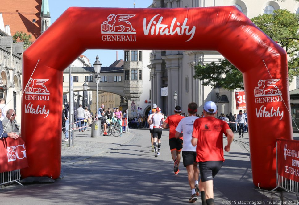 München Marathon am Viktualienmarkt in München 2019