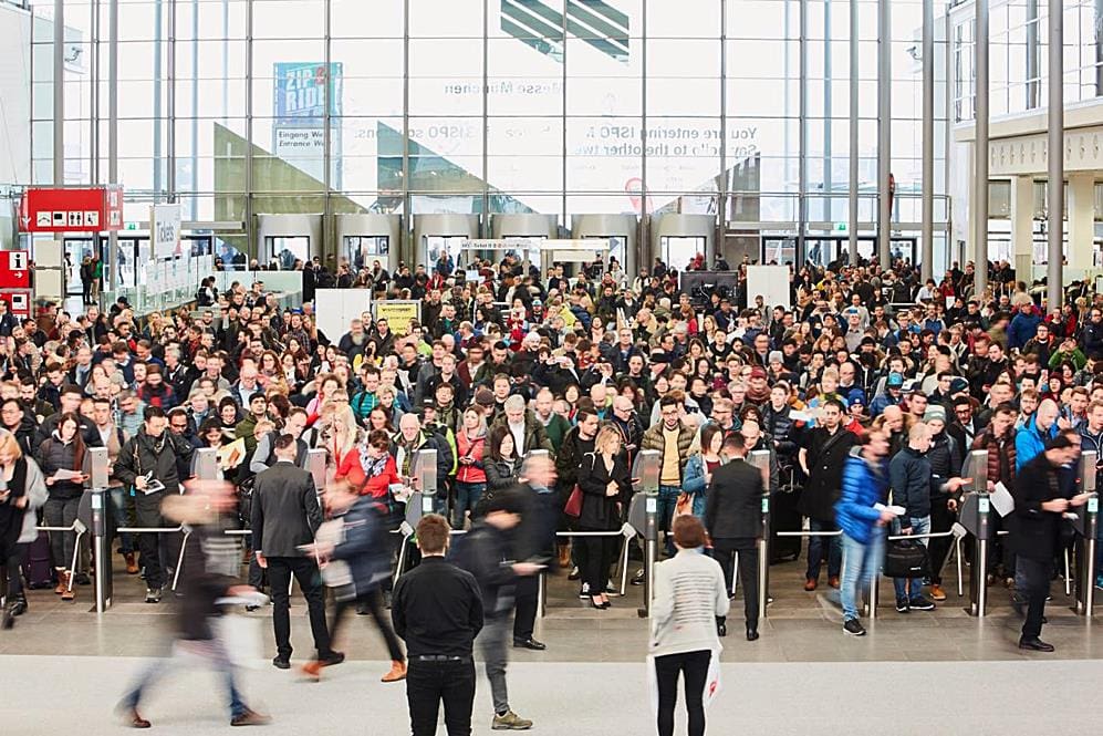 Besucherandrang auf der ISPO München 2019 Quelle Foto Messe München