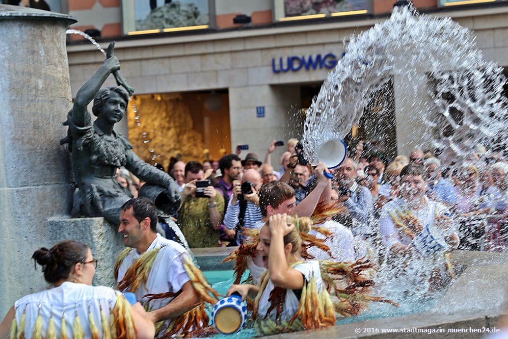 Metzgersprung 2016 Fischbrunnen München
