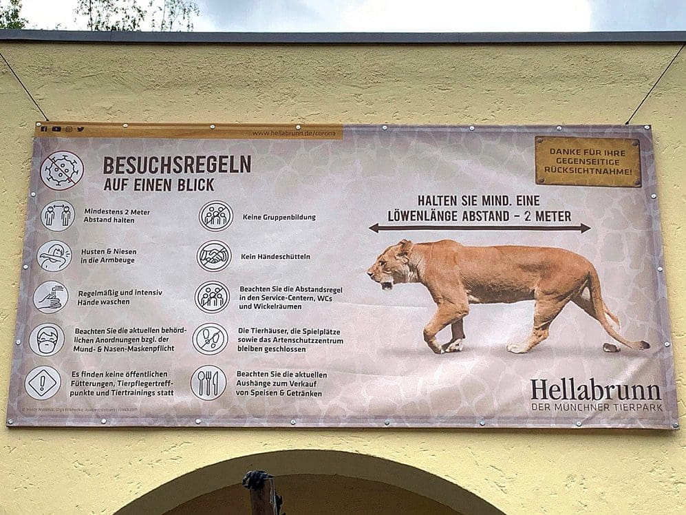 Corona Besuchsregeln Tierpark Hellabrunn auf einen Blick