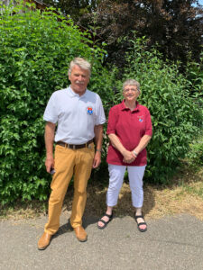 Erster und zweiter Vorstand: Manfred Klenk (links) und Hannelore Keil (rechts)