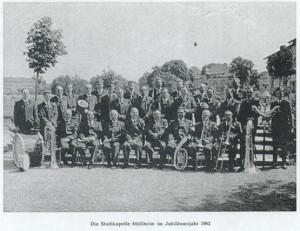 Die Stadtkapelle Müllheim im Jubiläumsjahr 1962