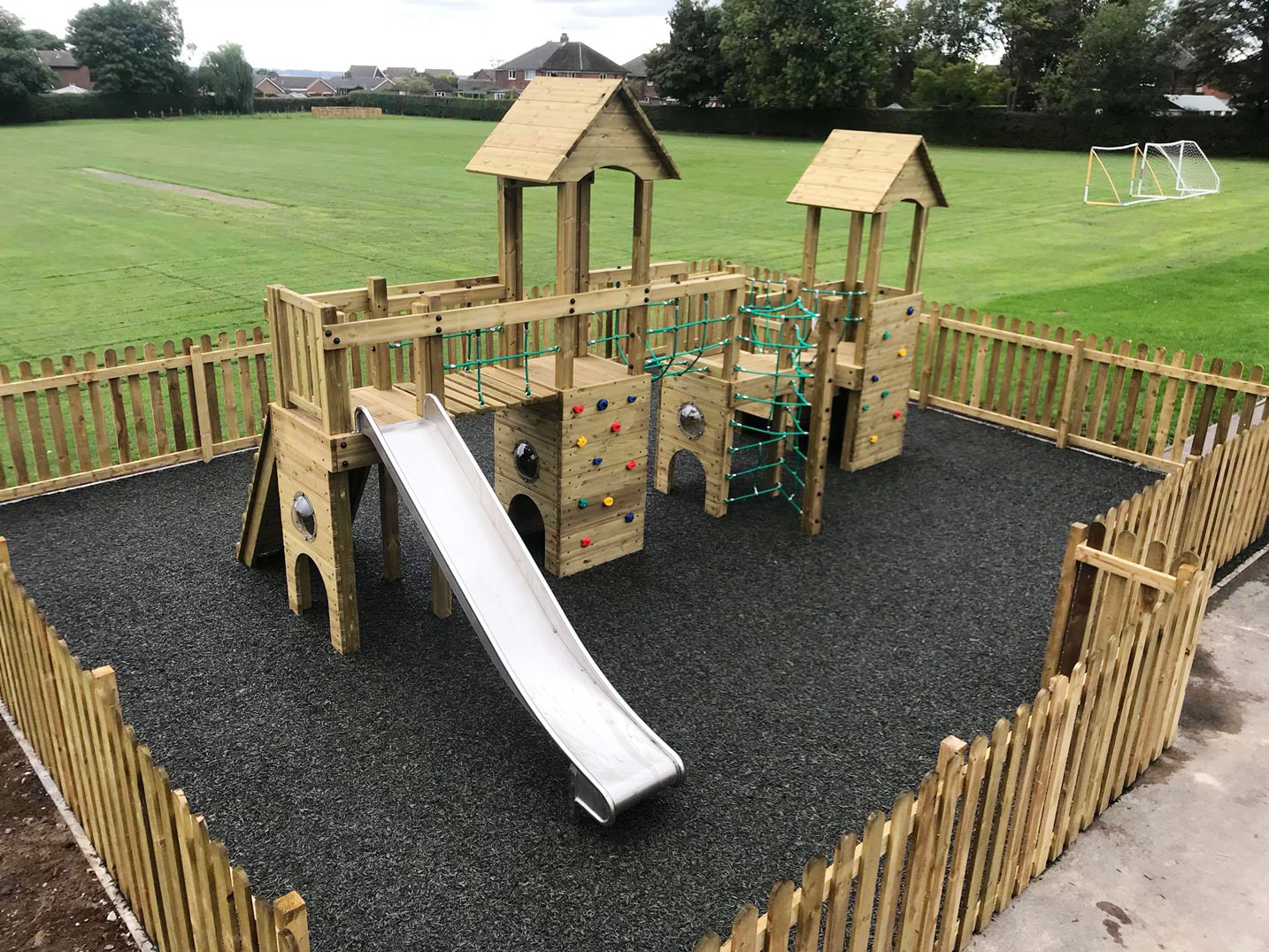 Playground surfaces in Staffordshire