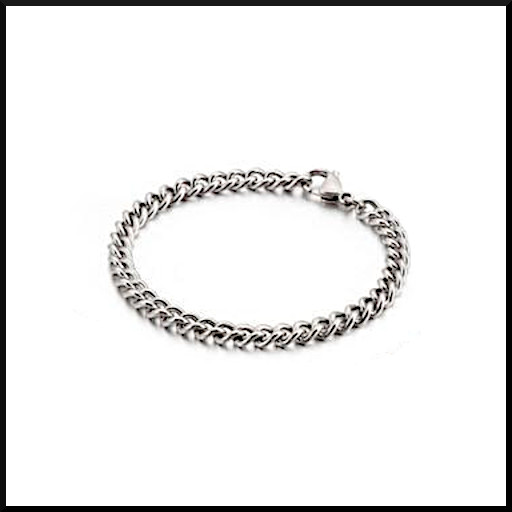 Armband Pansarlänk Rund 6 mm