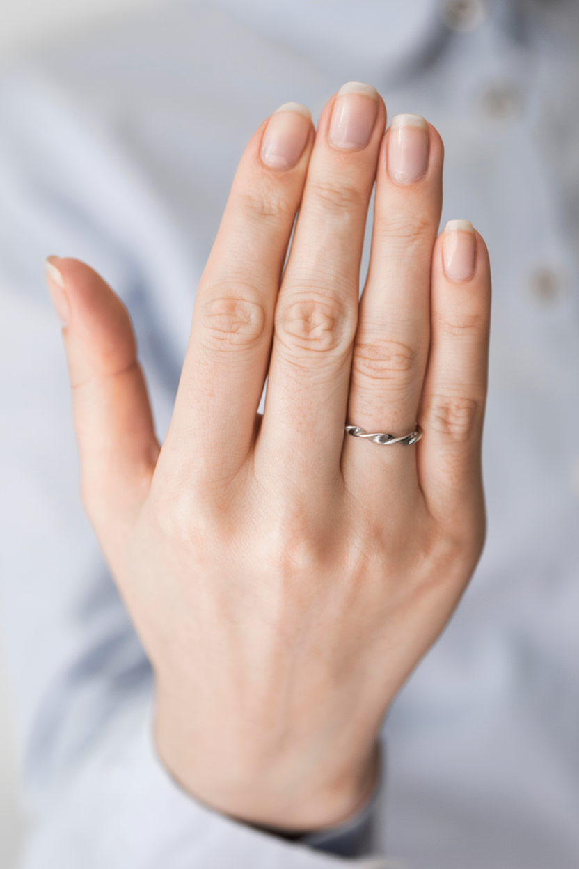 Ring Twisted Stål