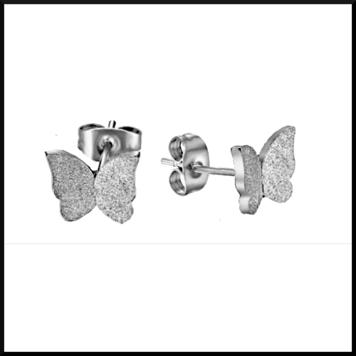 Örhängen Fjäril Glitter