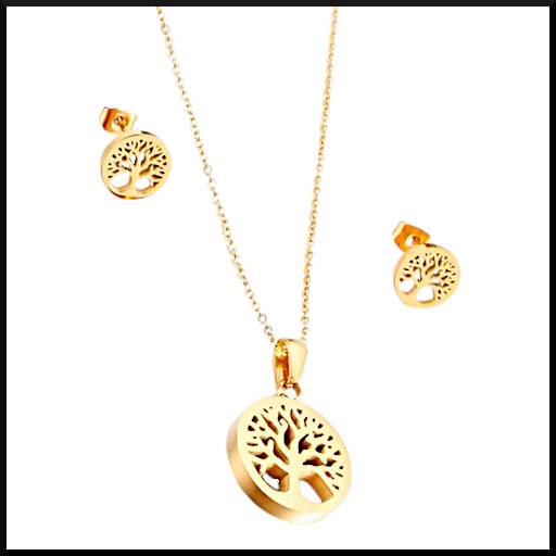Halsband Livets Träd Guld