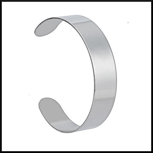 Armband Stelt Stål 15 mm