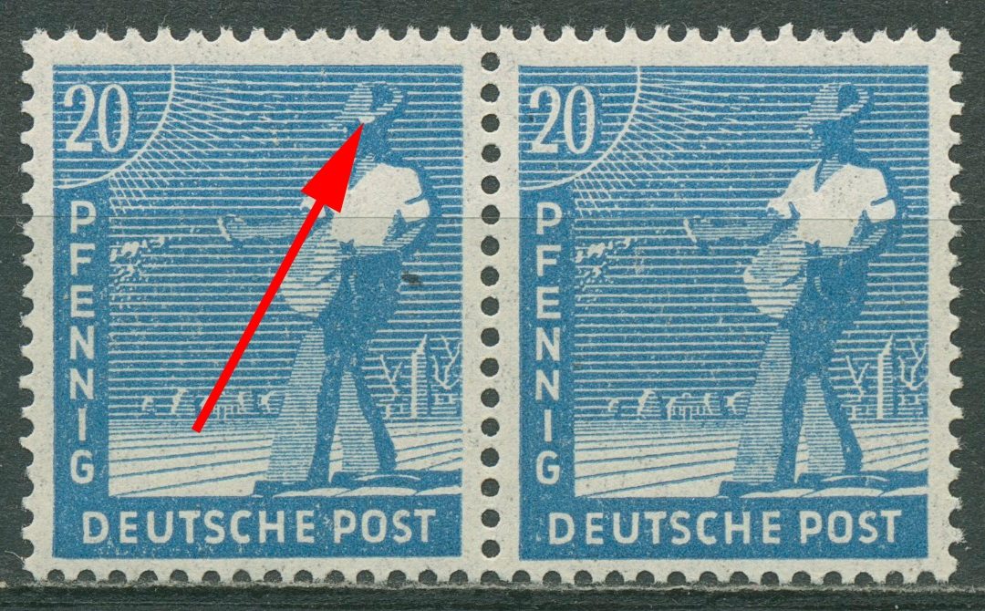 ERRORS ON STAMPS – “flyspeck”