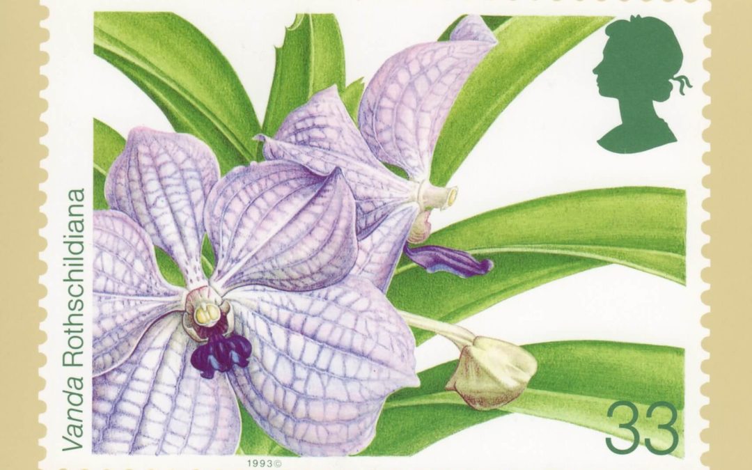 ORCHIDS ON STAMPS