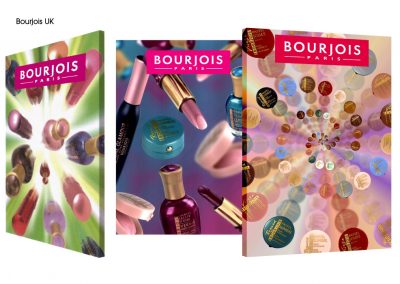 Bourjois counter showcards