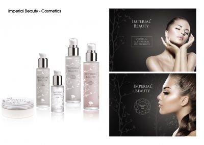 Imperial Beauty - packaging and brochure