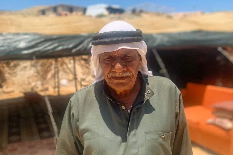 Abu Najjeh Kaabneh, the leader of Ein Samiya, expressed his profound despair, stating, "We are homeless."
