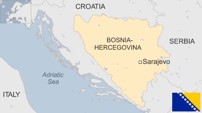 Bosnia and Herzegovina Map