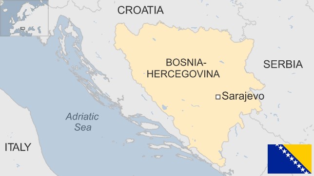 Bosnia and Herzegovina Map