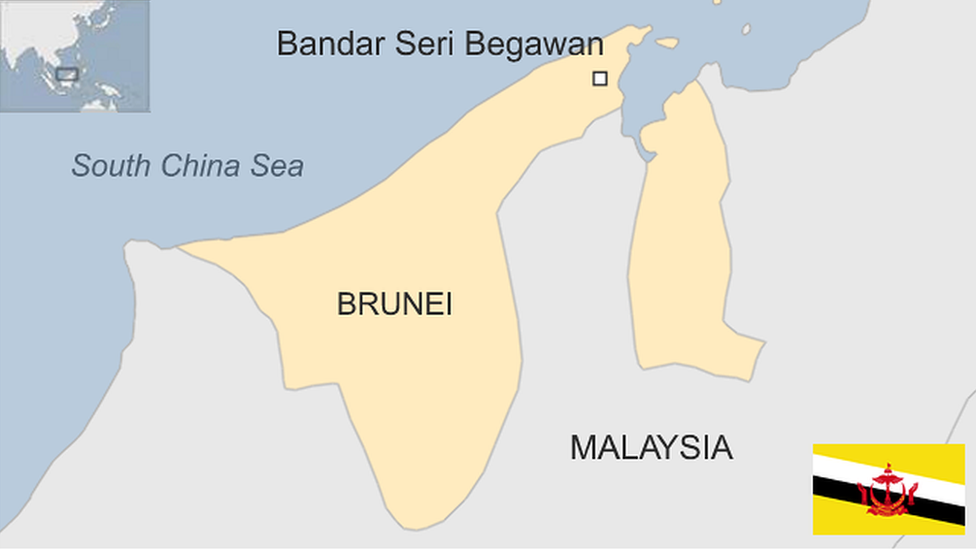 Brunei map