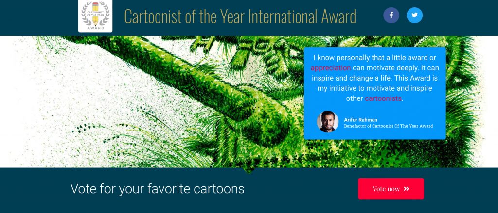 Международная премия "Карикатурист года": Празднование Творчества и Вдохновение Карикатуристов по всему Миру
