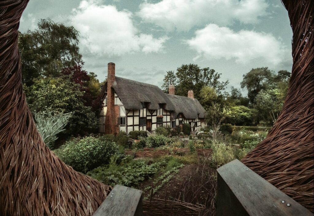 white and gray house scenery Stratford-upon-Avon Exploring Literary Legacies