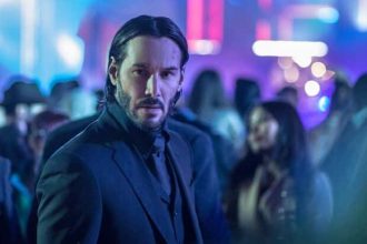 Revealing Keanu Reeves' Appearance as John Wick in Ballerina: A First Look at CinemaCon