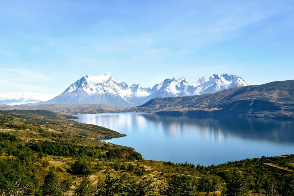 snow-capped mountain Torres del Paine National Park Into the Wild