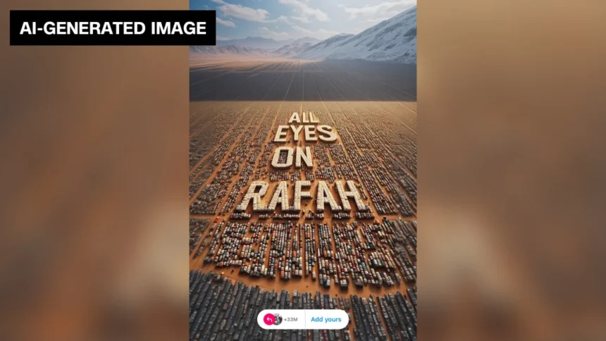 How a Likely AI-Generated Image of Gaza Took Over the Internet