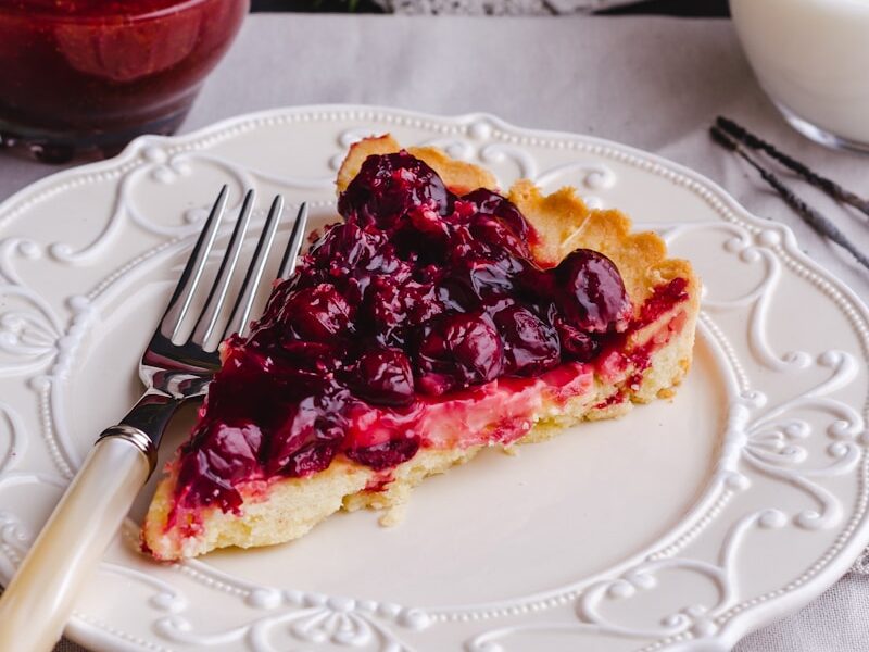 blueberry pie slice on plate Art of Pie-Making Papa's Bakeria