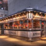 architectural photography of Empire diner