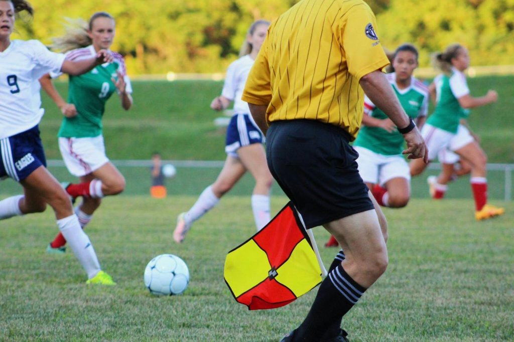 Woman Athletes Playing Soccer Football Master