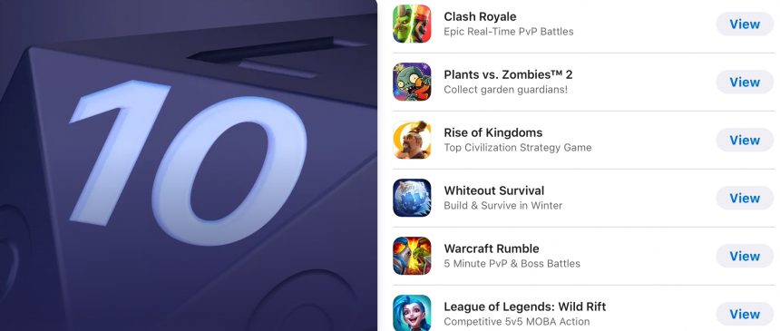 App Store Preview: Top 10 Strategy Games