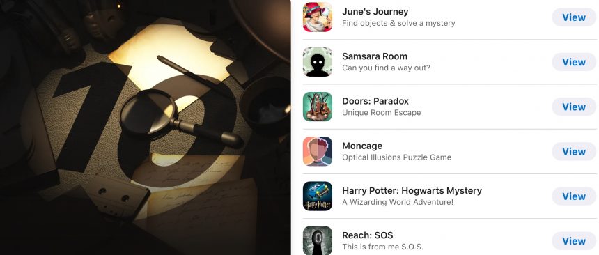 App Store Preview: Top 10 Mystery Games