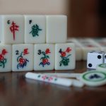 mahjong, gambling, dice