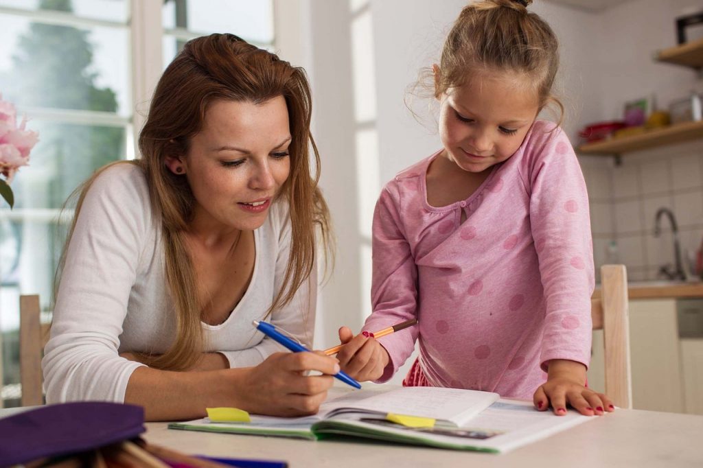 woman, mother, daughter. 7 Simple Ways to Make Homework Less Stressful for Kids