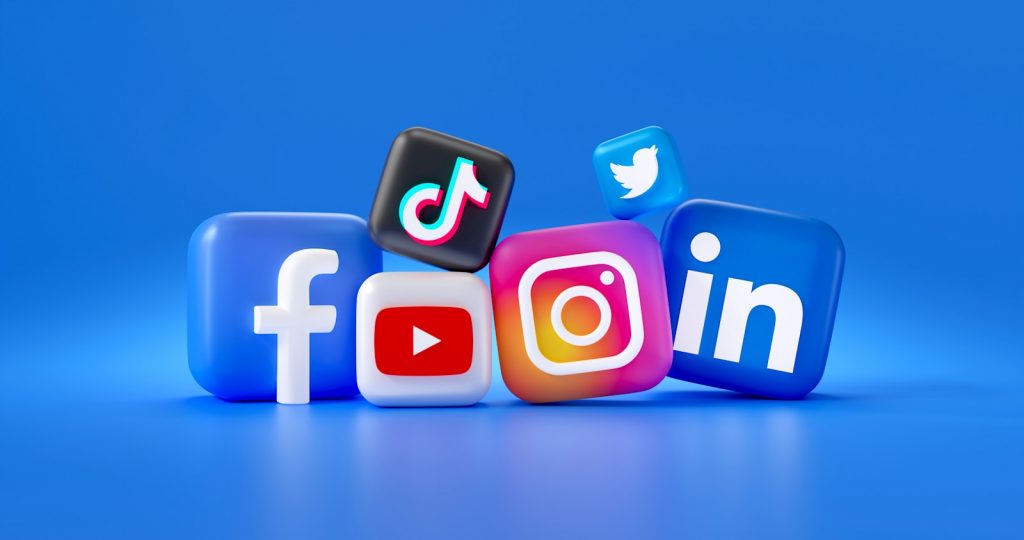 a group of different social media logos. 5 Worst Social Media Myths You Still Believe