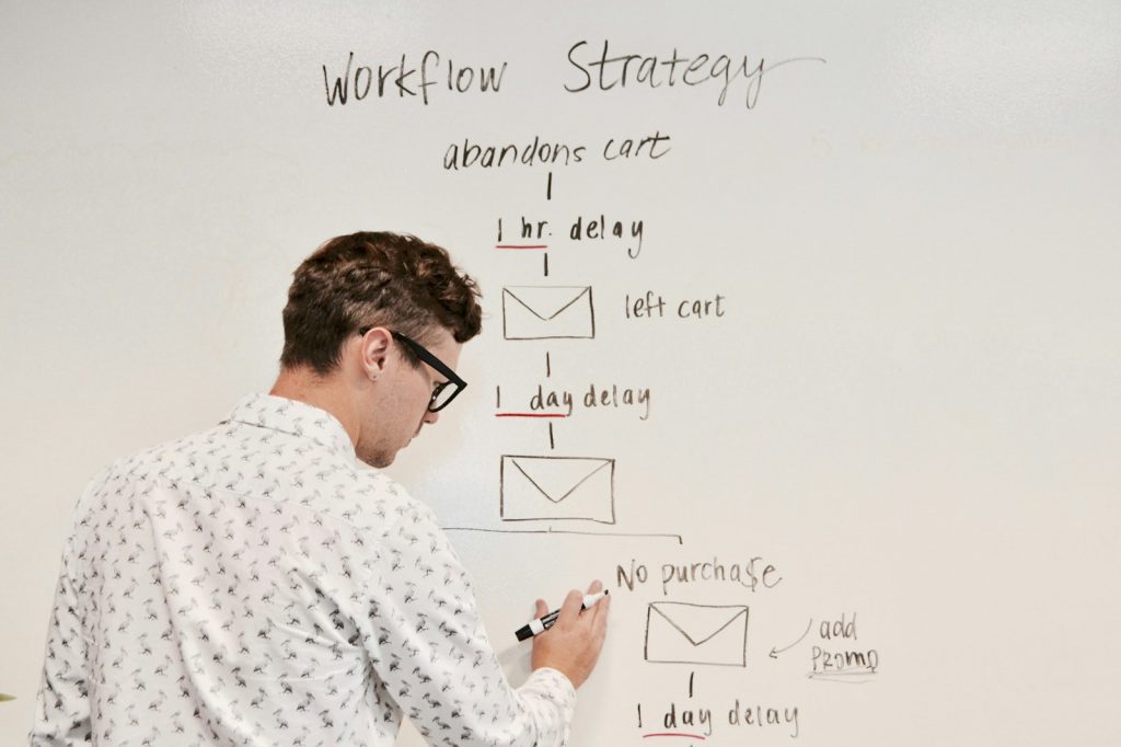 man writing on white board. 5 Best Digital Marketing Tools You Need Right Now