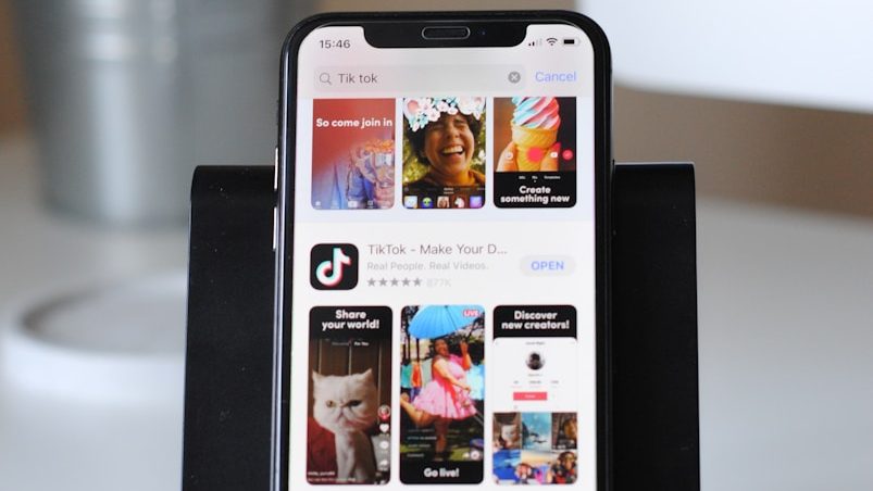 iphone xs on white table. 10 Game-Changing TikTok Trends for 2024