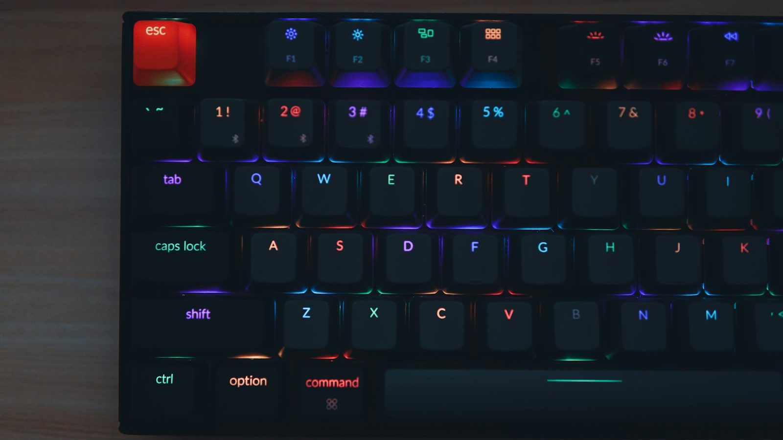 black and red computer keyboard