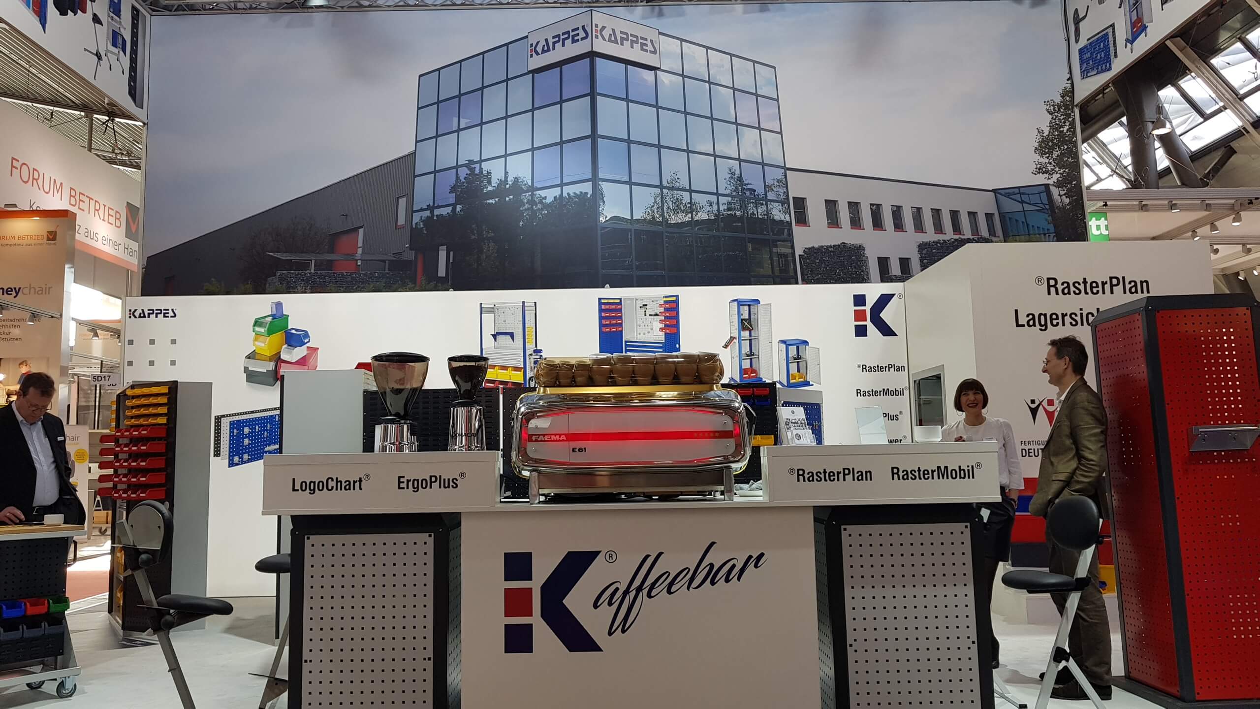 LogiMat 2019 // Kaffeecatering für Kappes Kaffeebar