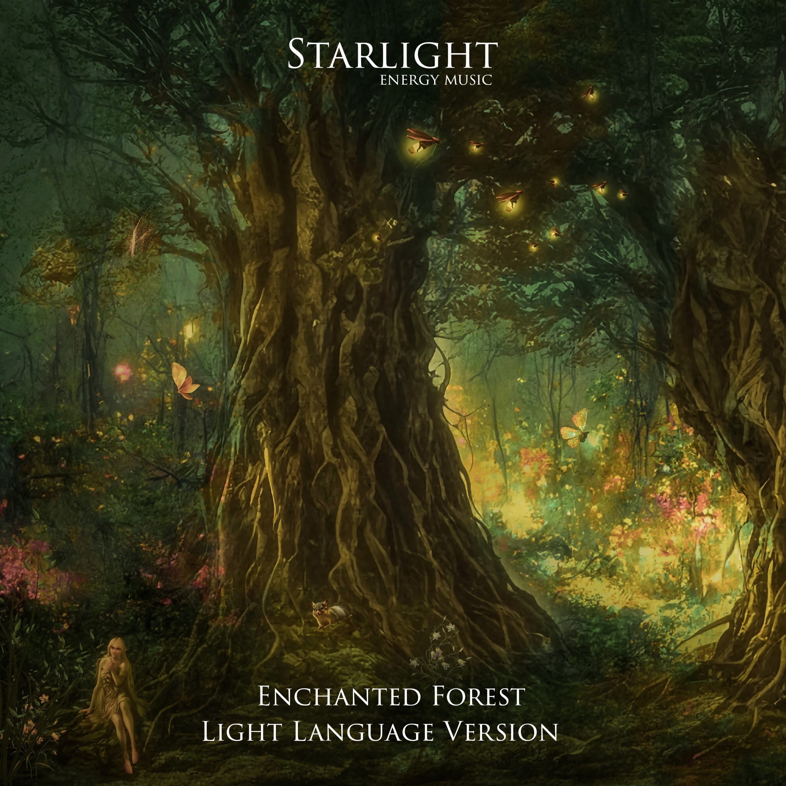Enchanted Forest (Light Language Version) album cover - Starlight Energy Music