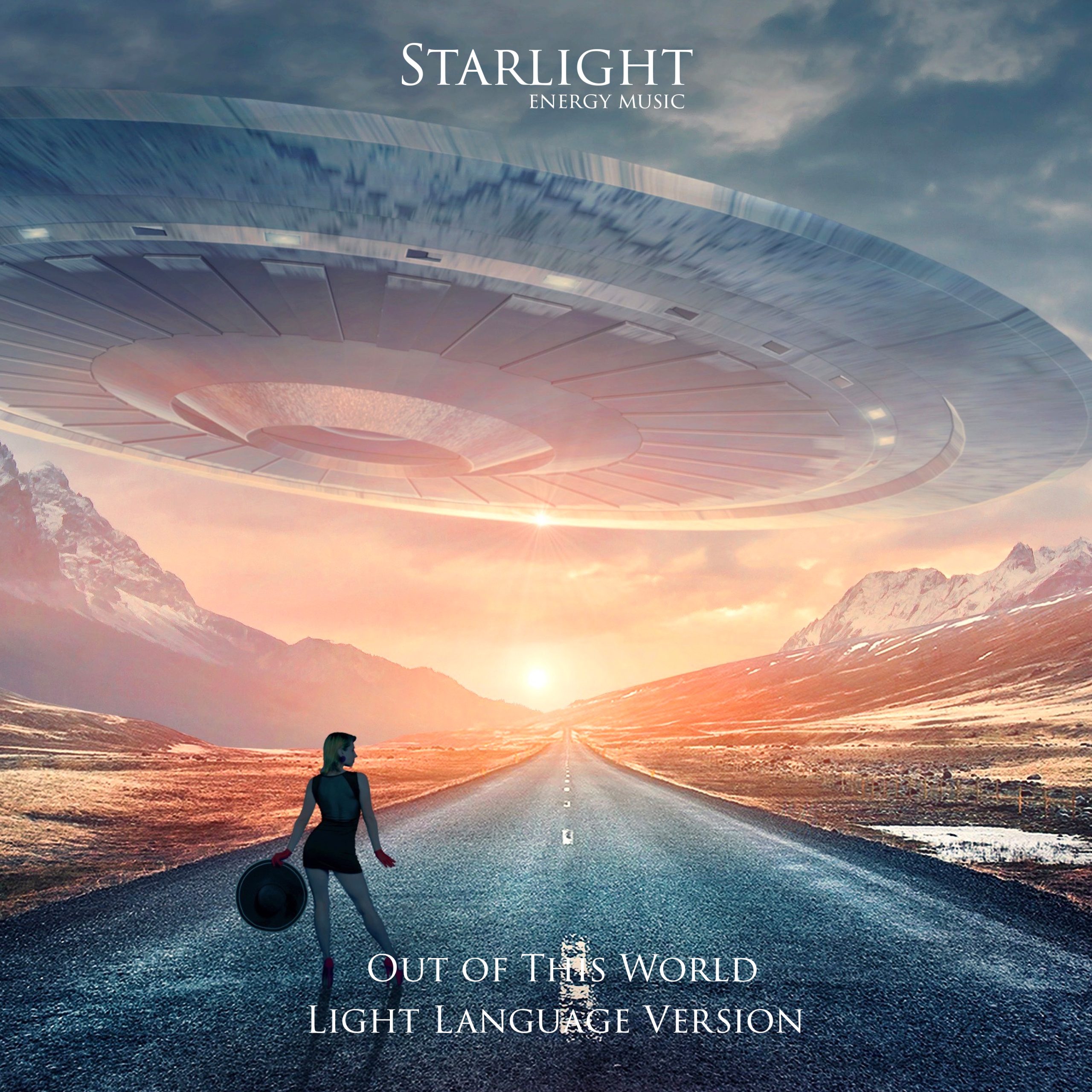 Out of This World (Light Language Version) album cover - Starlight Energy Music